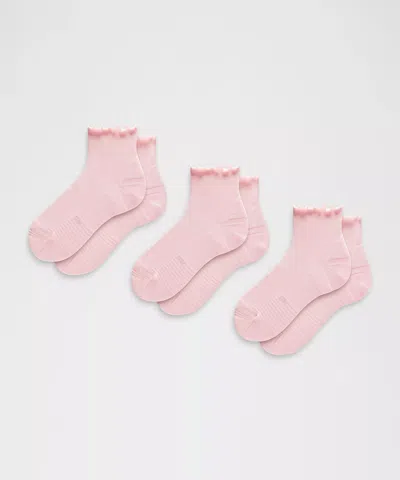 Lululemon Unisex Power Stride Ankle Socks 3 Pack