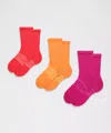 Lululemon Unisex Power Stride Crew Socks In Multi