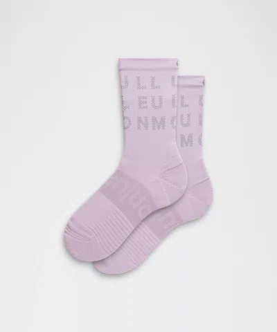 Lululemon Unisex Power Stride Crew Socks In Pink