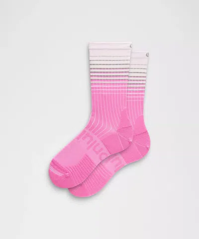 Lululemon Unisex Power Stride Crew Socks Reflective Grid