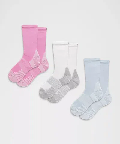 Lululemon Unisex Power Stride Cushion Crew Socks In Multi