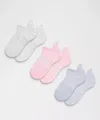 Lululemon Unisex Power Stride Tab Socks 3 Pack