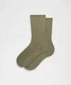 Lululemon Unisex Ribbed Cotton-blend Crew Socks