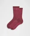 Lululemon Unisex Ribbed Cotton-blend Crew Socks