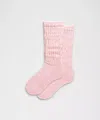 Lululemon Unisex Slouch Socks In Pink