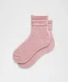 Lululemon Unisex Terry Quarter Socks