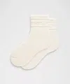 Lululemon Unisex Terry Quarter Socks