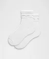 Lululemon Unisex Terry Quarter Socks