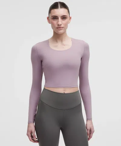 Lululemon Unrestricted Power Cropped Long-sleeve Shirt