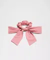 Lululemon Uplifting Scrunchie Big Bow In Pink