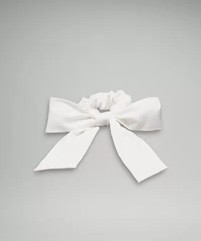 Lululemon Uplifting Scrunchie Big Bow In Pink