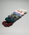 Lululemon Uplifting Scrunchies 7 Pack In Multi