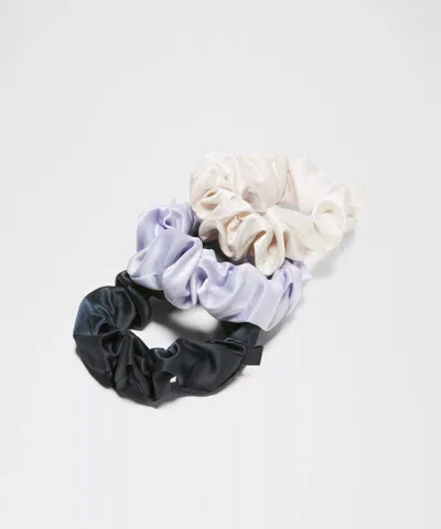 Lululemon Uplifting Scrunchies Satin 3 Pack