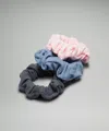Lululemon Uplifting Scrunchies Textured 3 Pack In Multi