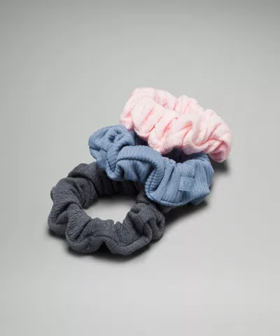 Lululemon Uplifting Scrunchies Textured 3 Pack
