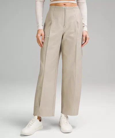 Lululemon Utilitech Cargo Mid-rise Zip-front Pant In Neutral