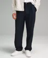 Lululemon Utilitech Twill Relaxed Pleated Trousers In Blue