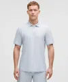 Lululemon Uv-protective Striped Mesh Tennis Polo Shirt