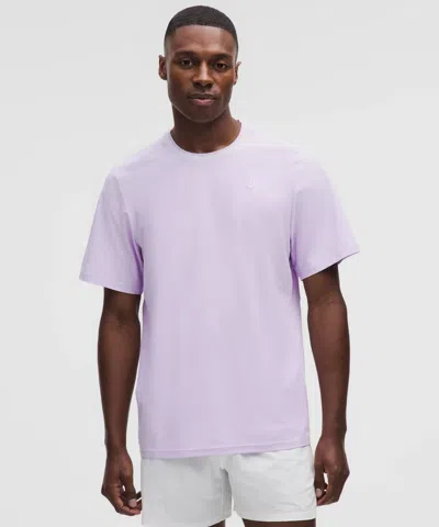 Lululemon Uv-protective Striped Mesh Tennis T-shirt