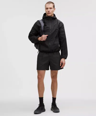 Lululemon Uv-protective Hiking Short 6" In Black