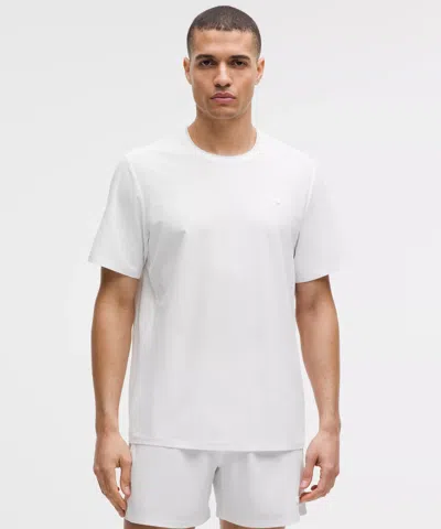 Lululemon Uv-protective Striped Mesh Tennis T-shirt