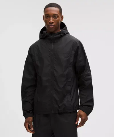 Lululemon Uv-protective Ventilated Hiking Jacket In Black
