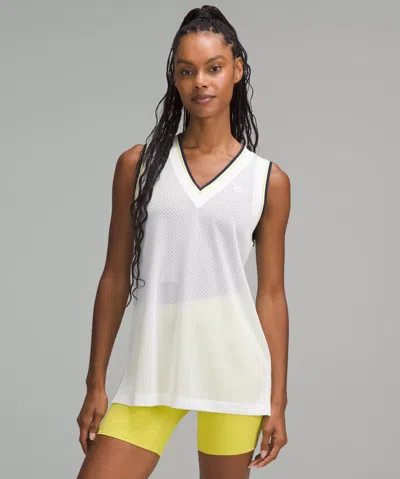 Lululemon V-neck Mesh Tennis Tank Top