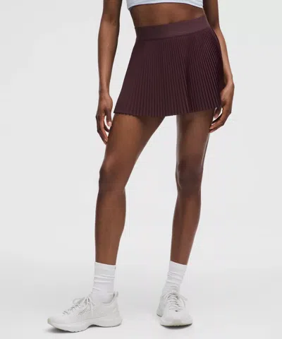 Lululemon Varsity High-rise Pleated Tennis Skirt In Purple