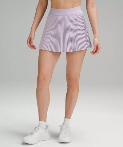 Lululemon Varsity High-rise Pleated Tennis Skirt In Purple