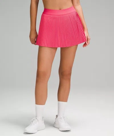 Lululemon Varsity High-rise Pleated Tennis Skirt In Pink
