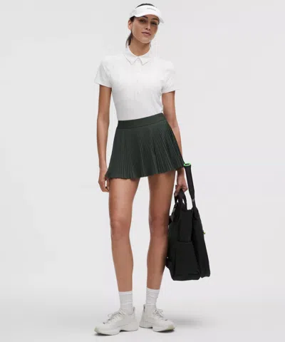 Lululemon Varsity High-rise Pleated Tennis Skirt In Green