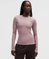 Lululemon Waffle-knit Crewneck Base Layer