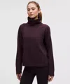 Lululemon Waffle-knit Funnel-neck Long-sleeve Shirt