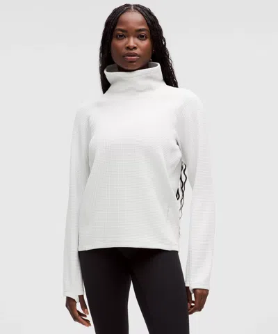 Lululemon Waffle-knit Funnel-neck Long-sleeve Shirt