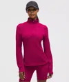 Lululemon Waffle-knit Half-zip Long-sleeve Shirt