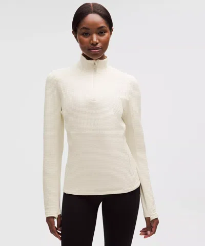 Lululemon Waffle-knit Half-zip Long-sleeve Shirt