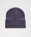 Lululemon Warm Revelation Beanie Wordmark In Blue