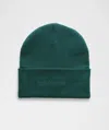 Lululemon Warm Revelation Beanie Wordmark In Green