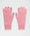 Lululemon Warm Revelation Gloves In Pink