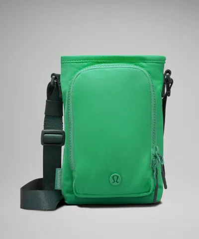 Lululemon Water Bottle Crossbody With Front Pocket 2l In Green