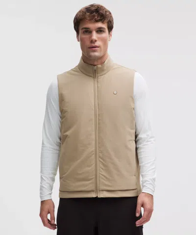 Lululemon Water-repellent Golf Vest In Nude
