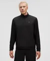 Lululemon Water-repellent Quarter-zip Golf Shell In Black