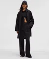 Lululemon Waterproof Fishtail Rain Coat In Black