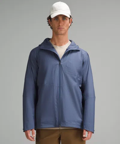 Lululemon Waterproof Full-zip Rain Jacket In Blue