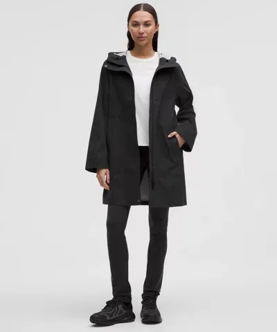 Lululemon Waterproof Rain Jacket In Black