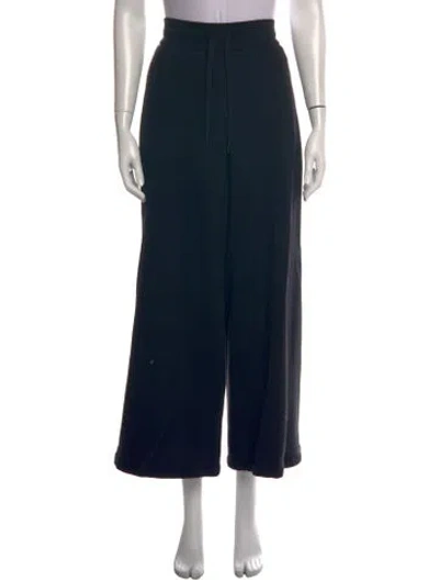 Pre-owned Lululemon Wide Leg Pants In Black