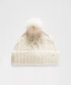 Lululemon Women's Alpaca Wool-blend Cable-knit Pom Beanie