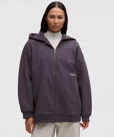 Lululemon Women's Big Cozy Ultra-oversized Full-zip Hoodie In Purple