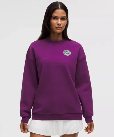 Lululemon Women's Big Cozy Ultra-oversized Pullover In Purple