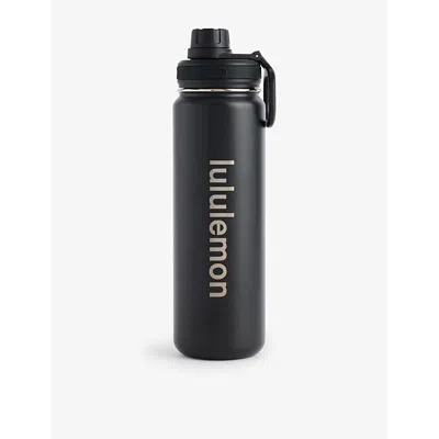 Lululemon Womens Black Back To Life Steel Water Bottle